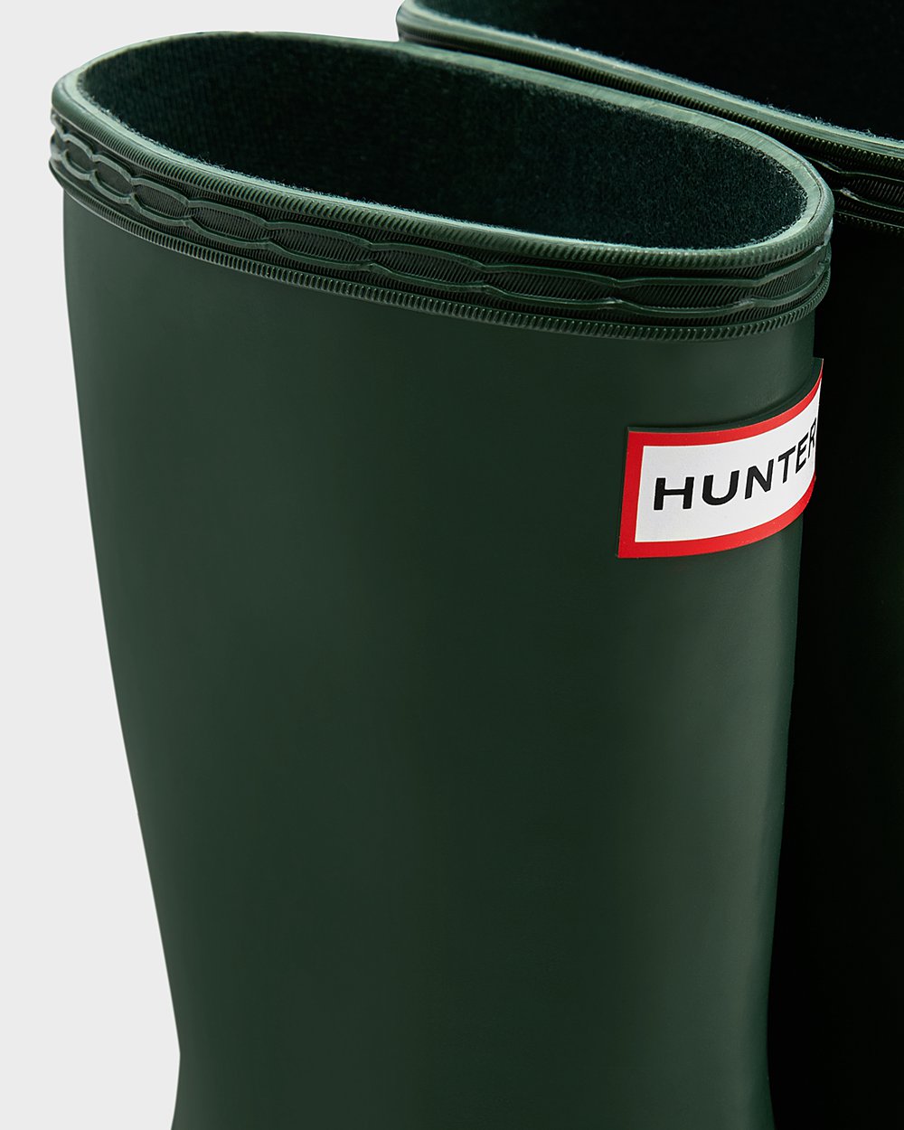 Kids Hunter Rain Boots Green - Original First Classic - 1432076-NA